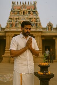 சாமி பூ கொடுத்தது!