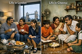 இரு நகரங்கள் இரு வேறு வாழ்க்கை